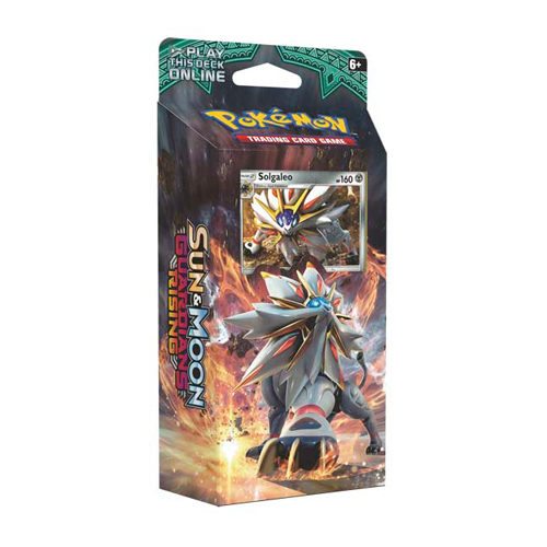 Pokemon Sun Moon Guardian Rising Steel Sun Solgaleo Theme Deck