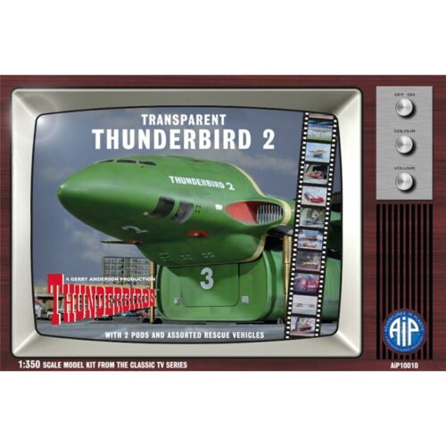 Bachmann AIP Adventures In Plastic Thunderbirds Transparent Thunderbird 2 AIP10010 1:350 Scale Model Set