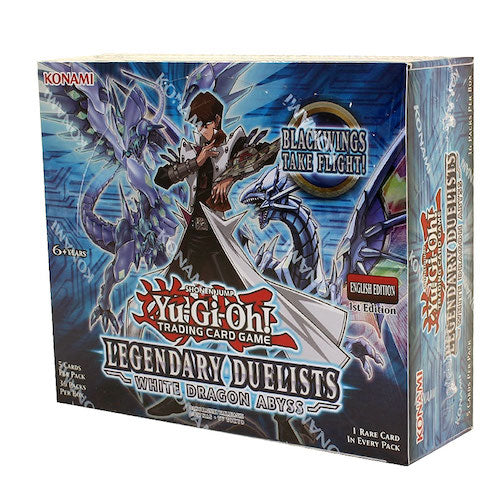 YuGiOh Legendary Duelists White Dragon Abyss LED3 1st Edition 36 Pack Sealed Booster Box