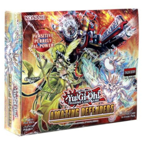 YuGiOh Amazing Defenders AMDE English 1st Edition 24 Pack Booster Box