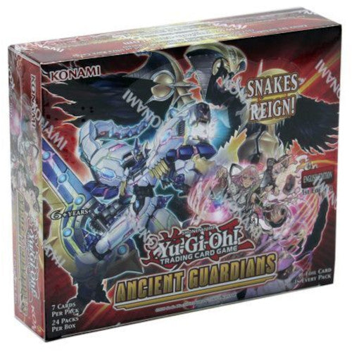 YuGiOh Ancient Guardians ANGU English 1st Edition 24 Pack Booster Box