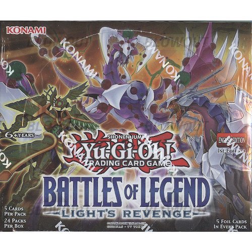 YuGiOh Battle Of Legend Light's Revenge English 1st Edition 24 Pack Booster Box
