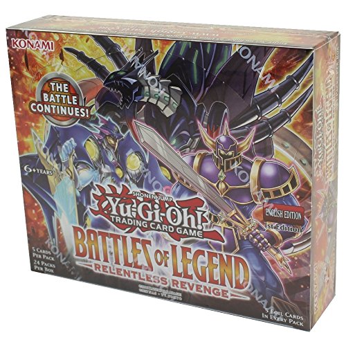 YuGiOh Battles Of Legend Relentless Revenge English 1st Edition 24 Pack Booster Box