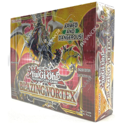 YuGiOh Blazing Vortex BLVO English 1st Edition 24 Pack Booster Box