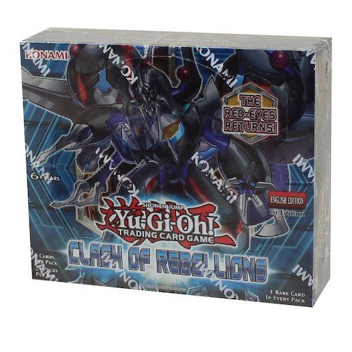 YuGiOh Clash Of Rebellions CORE English 1st Edition 24 Pack Booster Box