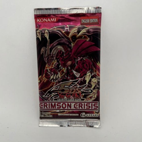 YuGiOh Crimson Crisis CRMS English Unlimited Edition Booster Pack
