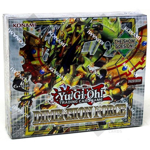 YuGiOh Dimensional Force DIFO English 1st Edition 24 Pack Booster Box