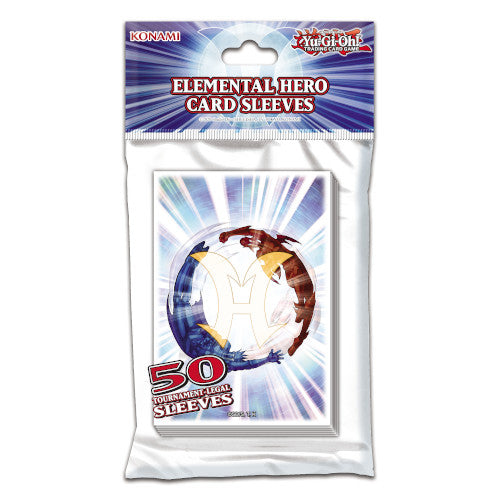 YuGiOh Elemental Hero Sleeves 50 Pack