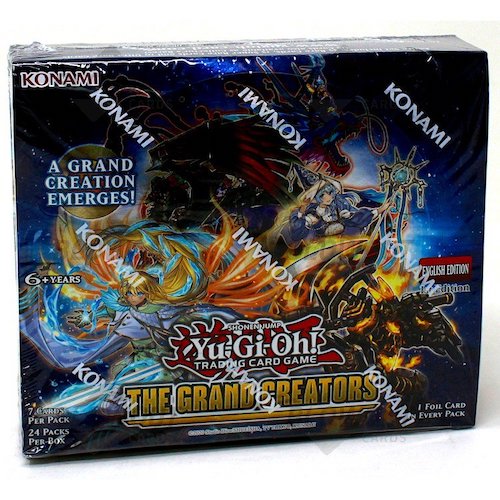 YuGiOh Grand Creators GRCR English 1st Edition 24 Pack Booster Box