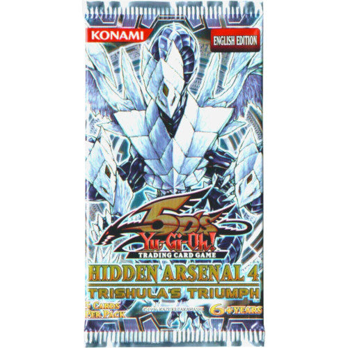 YuGiOh Hidden Arsenal 4 Trishula's Triumph HA04 English Unlimited Edition Booster Pack
