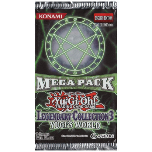 YuGiOh Legendary Collection Yugi's World Mega Pack LCYW English 1st Edition Booster Pack