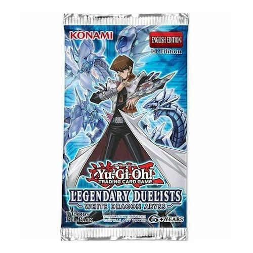 YuGiOh Legendary Duelists White Dragon Abyss LED3 1st Edition Booster Pack