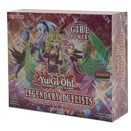 YuGiOh Legendary Duelists Sisters Of The Rose LED4 36 Pack Sealed 1st Edition Booster Box