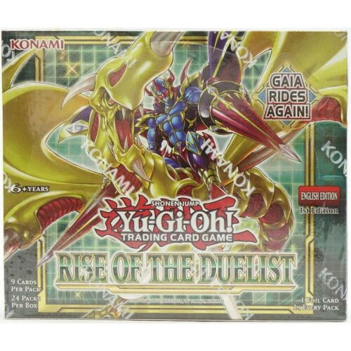 YuGiOh Rise Of The Duelist ROTD English 1st Edition 24 Pack Sealed Booster Box