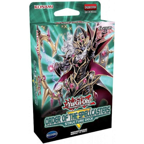 YuGiOh Order Of The Spellcaster SR08 English 1st Edition Structure Deck