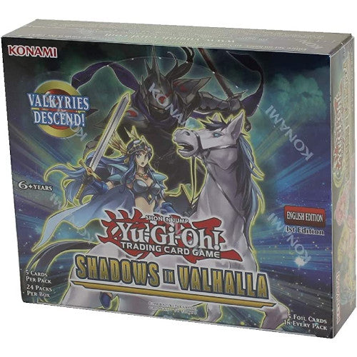 Yugioh Shadows In Valhalla SHVA English 1st Edition 24 Pack Booster Box