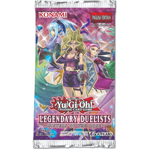 YuGiOh Legendary Duelists Sisters Of The Rose LED4 1st Edition Booster Pack