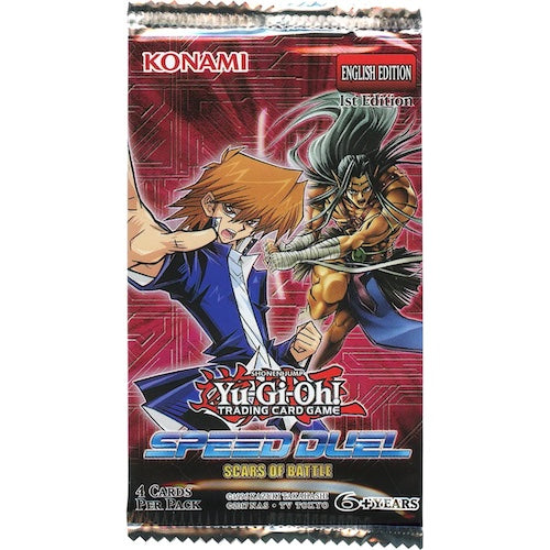 YuGiOh Speed Duel Scars Of Battle SDSC 1st Edition Booster Pack