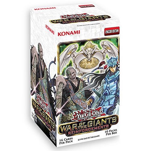 YuGiOh War Of The Giants Reinforcements WGRT 10 Pack Sealed English Edition Booster Box