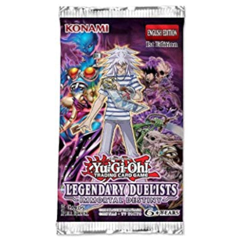 YuGiOh Legendary Duelists Immortal Destiny LED5 1st Edition Booster Pack