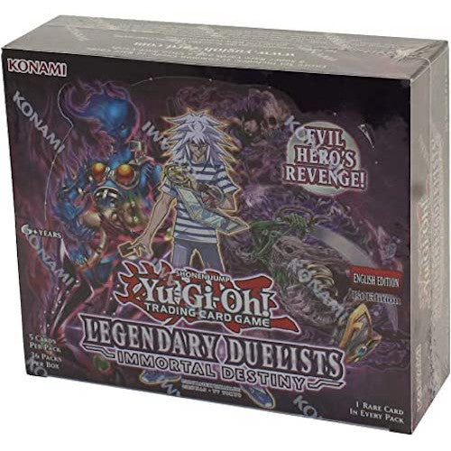 YuGiOh Legendary Duelists Immortal Destiny LED5 1st Edition Sealed Booster Box