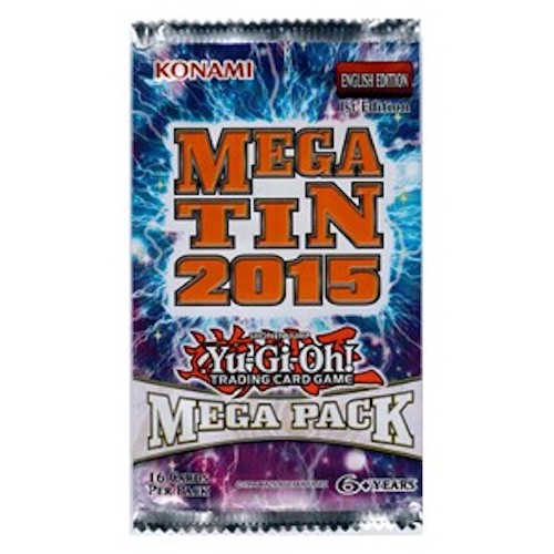 YuGiOh Mega Tin 2015 1st Edition Booster Pack