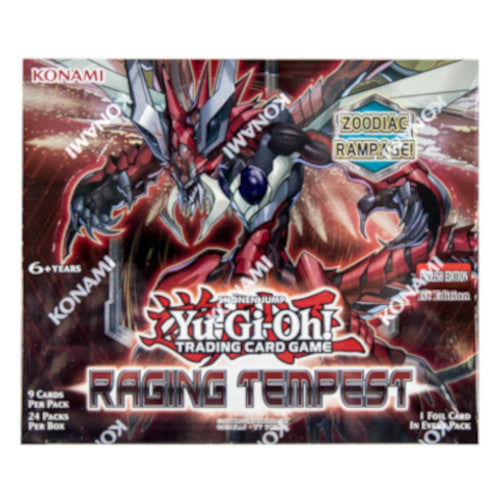 YuGiOh Raging Tempest RATE English 1st Edition 24 Pack Sealed Booster Box