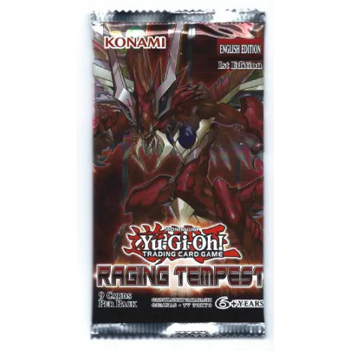 YuGiOh Raging Tempest RATE English 1st Edition Booster Pack
