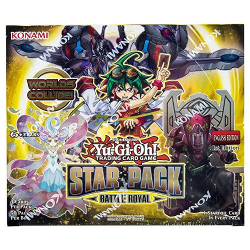 YuGiOh Star Pack Battle Royale SP15 1st Edition 50 Pack Sealed Booster Pack