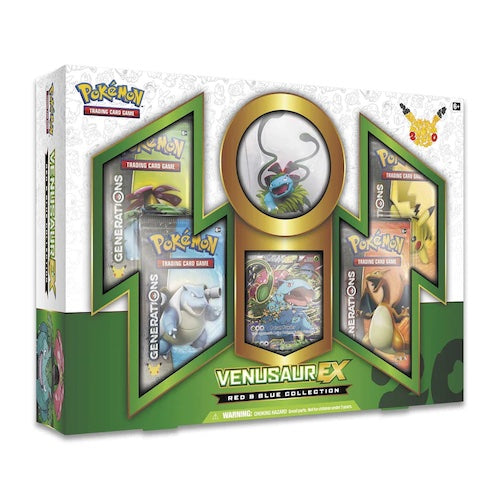 Pokemon Venasaur EX Red & Blue Collection 2016 Box