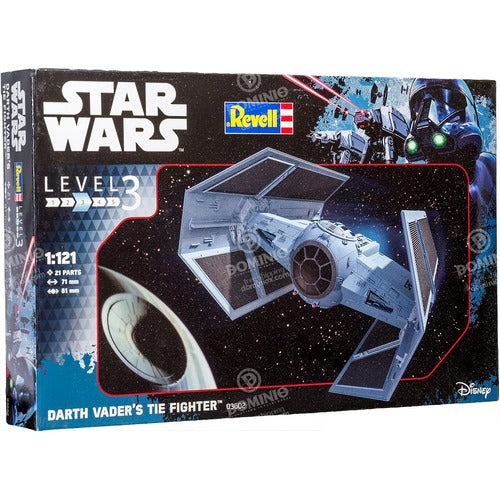 Revell Level 3 Revell Darth Vader Tie Fighter 1:121 Scale 21 Part 03602 Model Kit